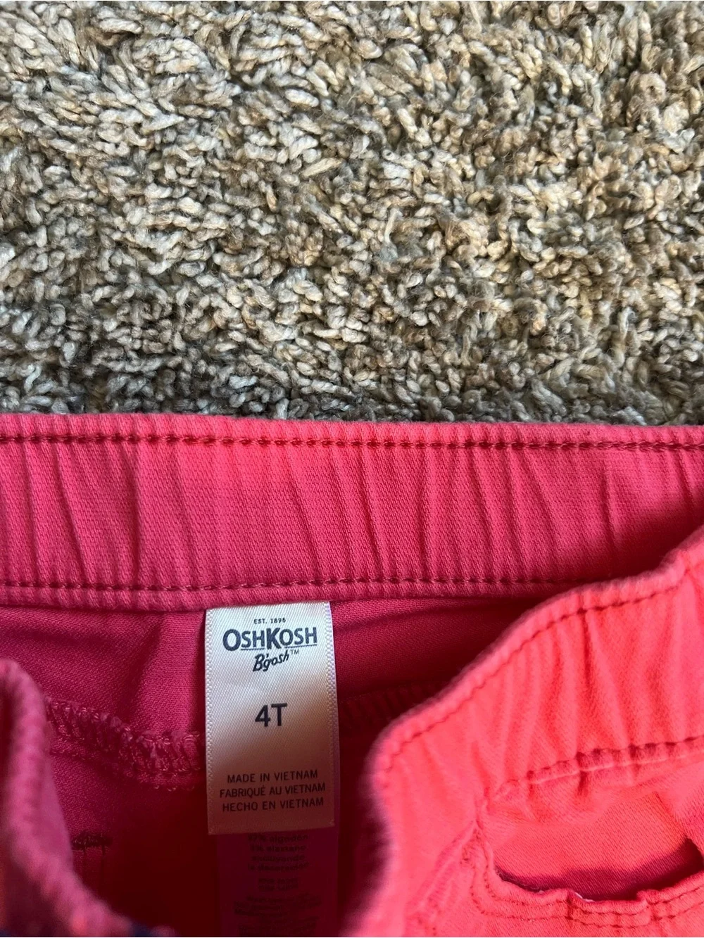 OshKosh B'gosh Navy Jacket with Coral Heart Print